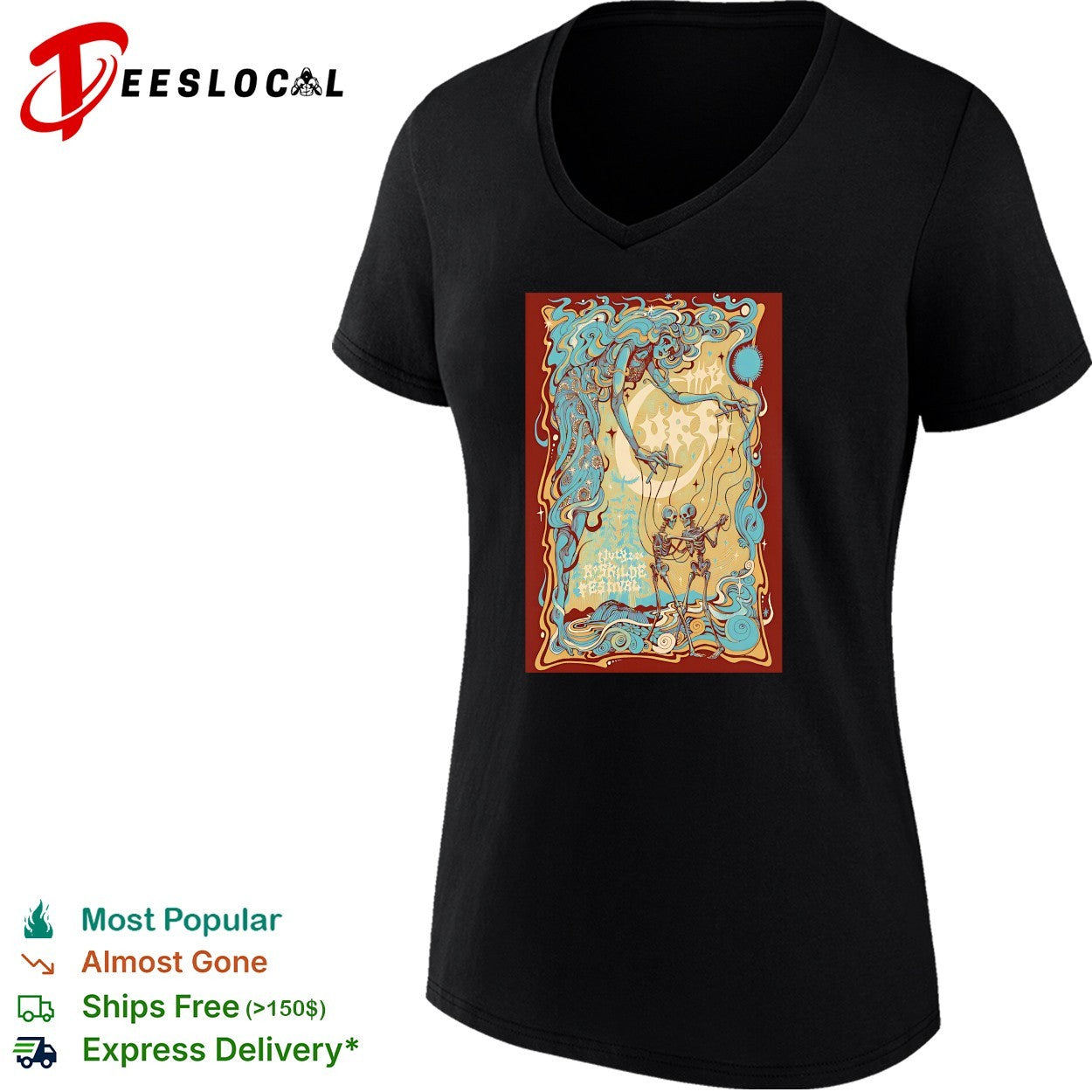 The Cure Roskilde Festival In Roskilde Denmark Jul 1 2026 poster shirt