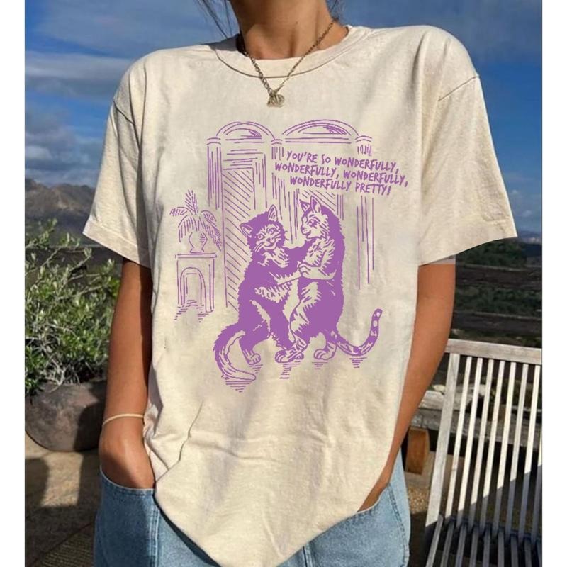 The Curee Love Cat Tshirt, The Curee 90s Alt Indie Rock Merch, Alt Rock Music Gift Band Tee, Unisex Short Sleeve Tee,...