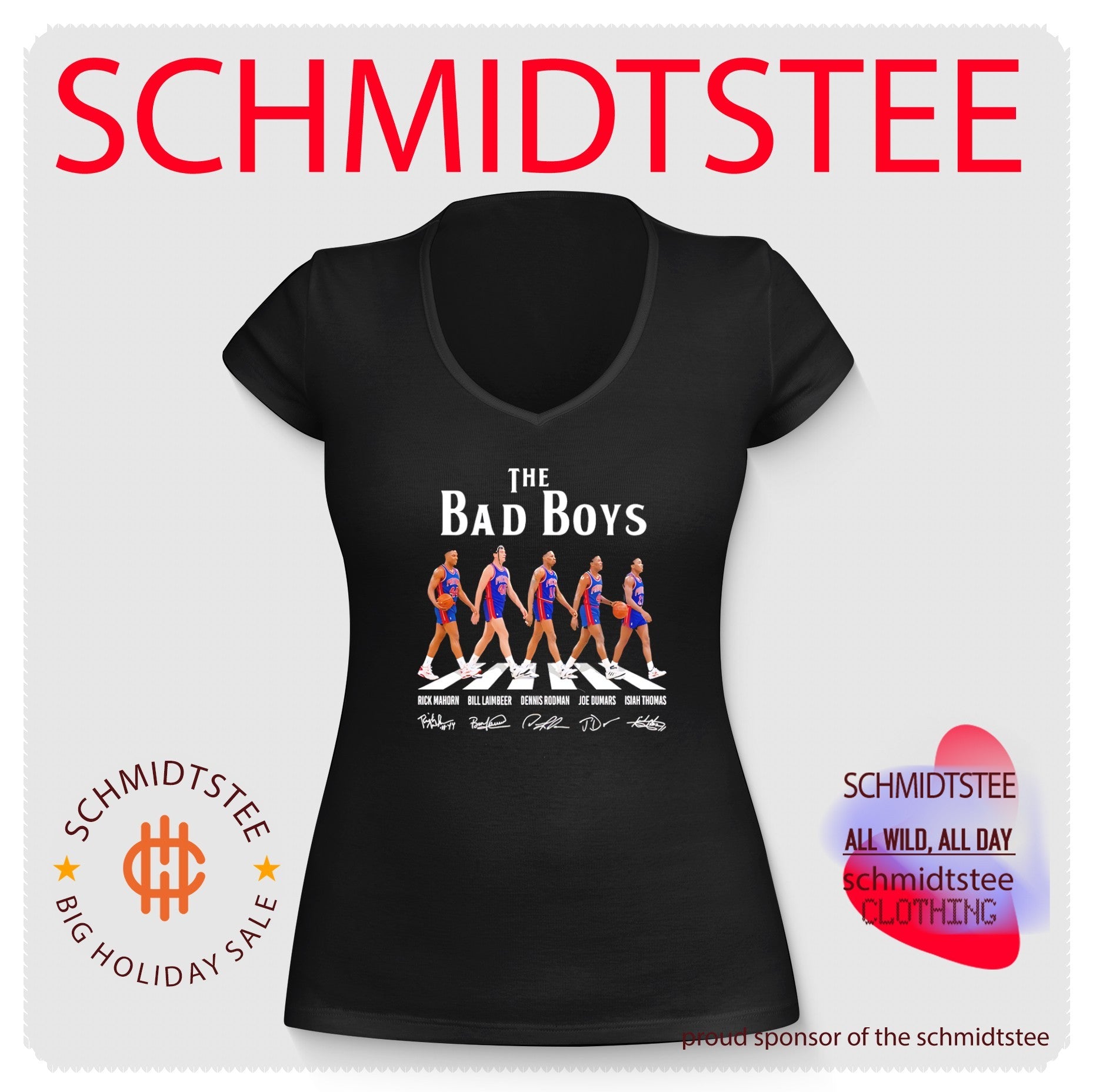 The Detroit Pistons the Bad Boys Abbey Road signature shirt