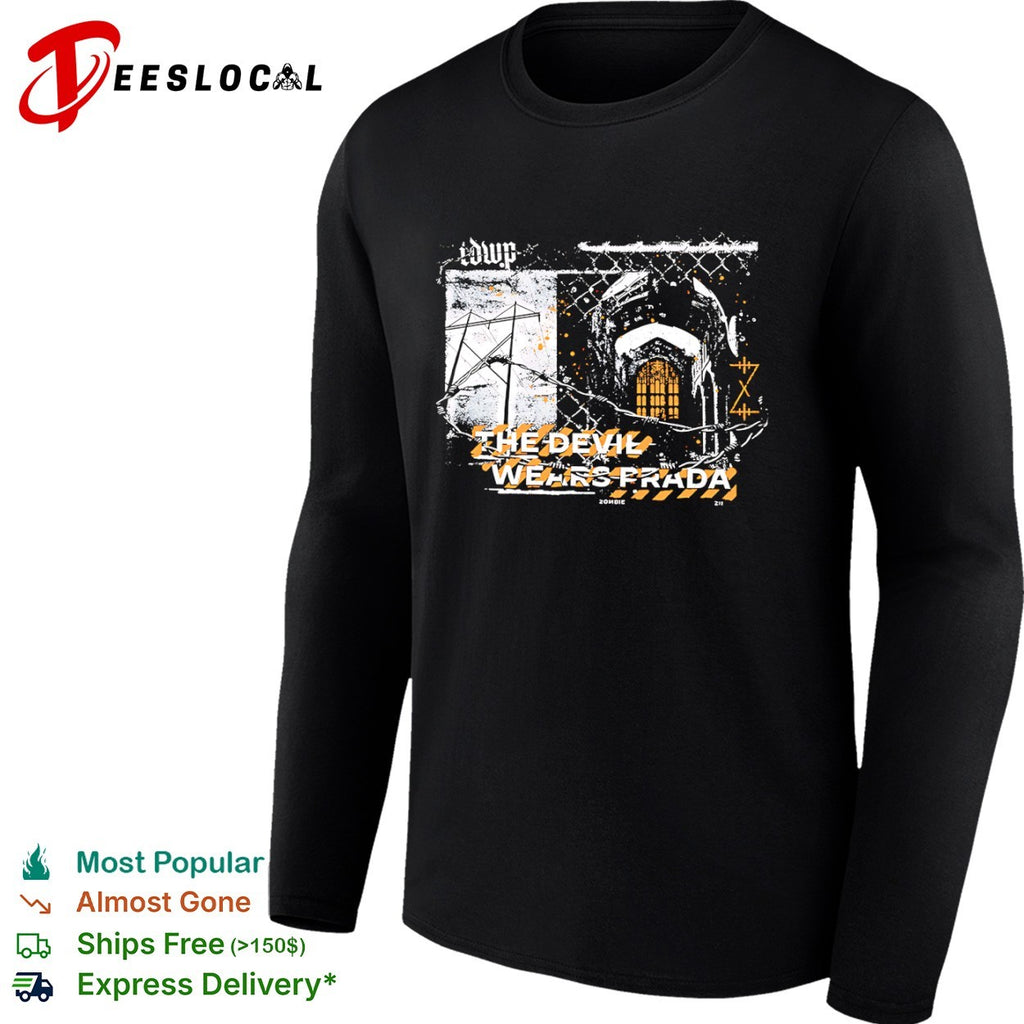 The Devil Wears Prada Zombie ZII ruined church TDWP shirt