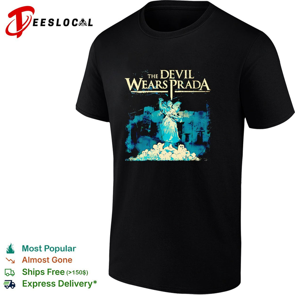 The Devil Wears Prada angel skulls shirt