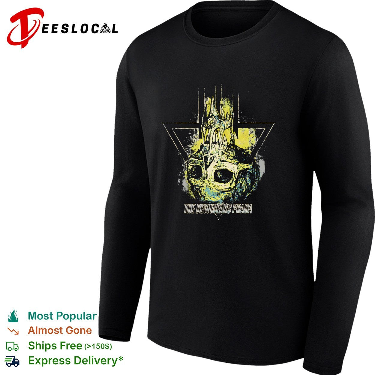 The Devil Wears Prada skull crown shirt