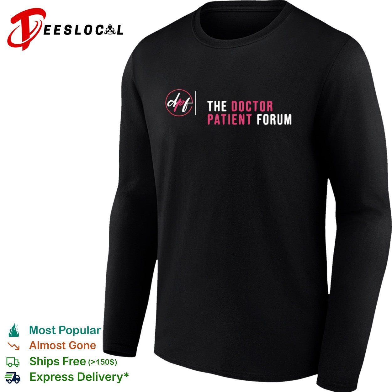 The Doctor Patient Forum logo shirt