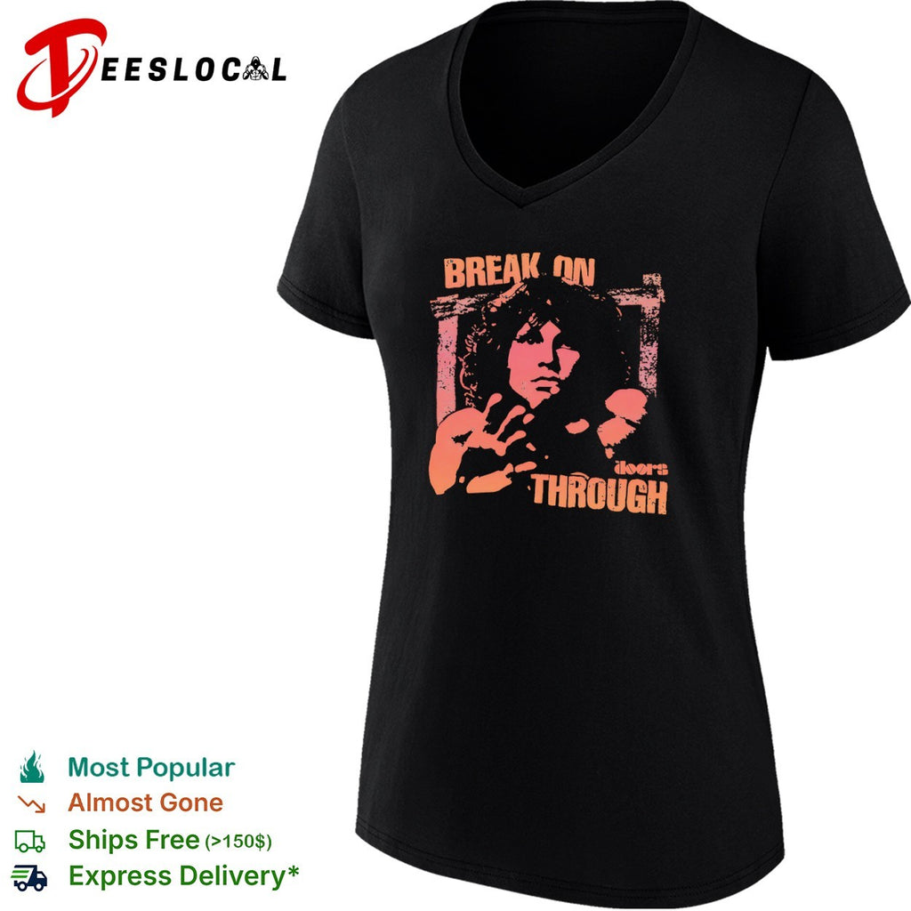 The Doors break on through portrait shirt