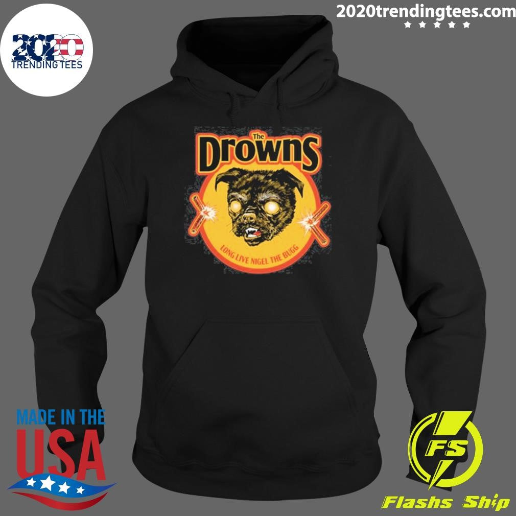 The Drowns Long Live Nigel The Bugg Nigel Black Shirt