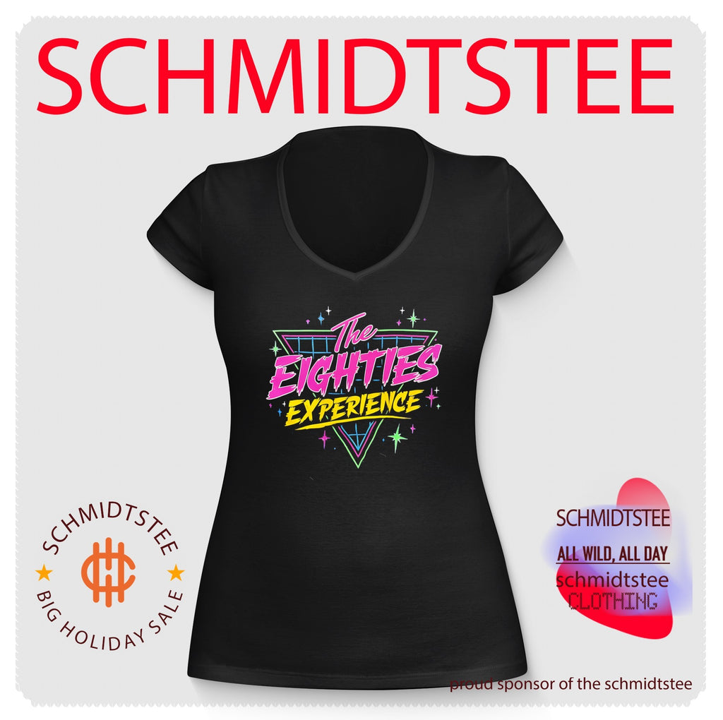 The Eighties Experience neon color shirt
