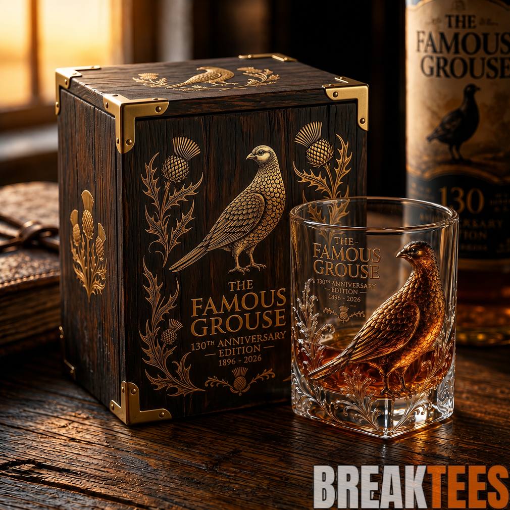The Famous Grouse 130th Anniversary Whiskey Glass