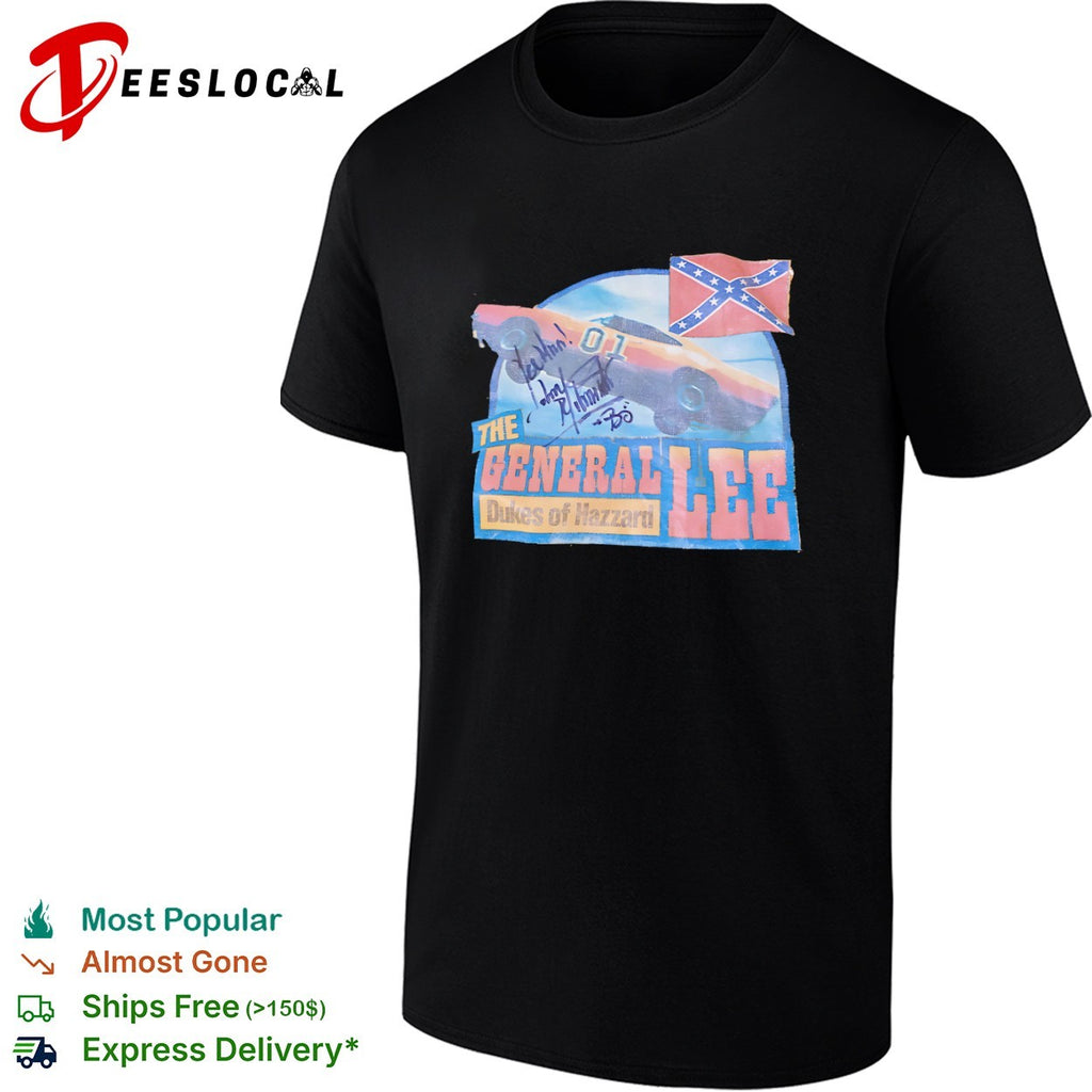 The General Lee Dukes of Hazzard John Schneider Bo Duke shirt