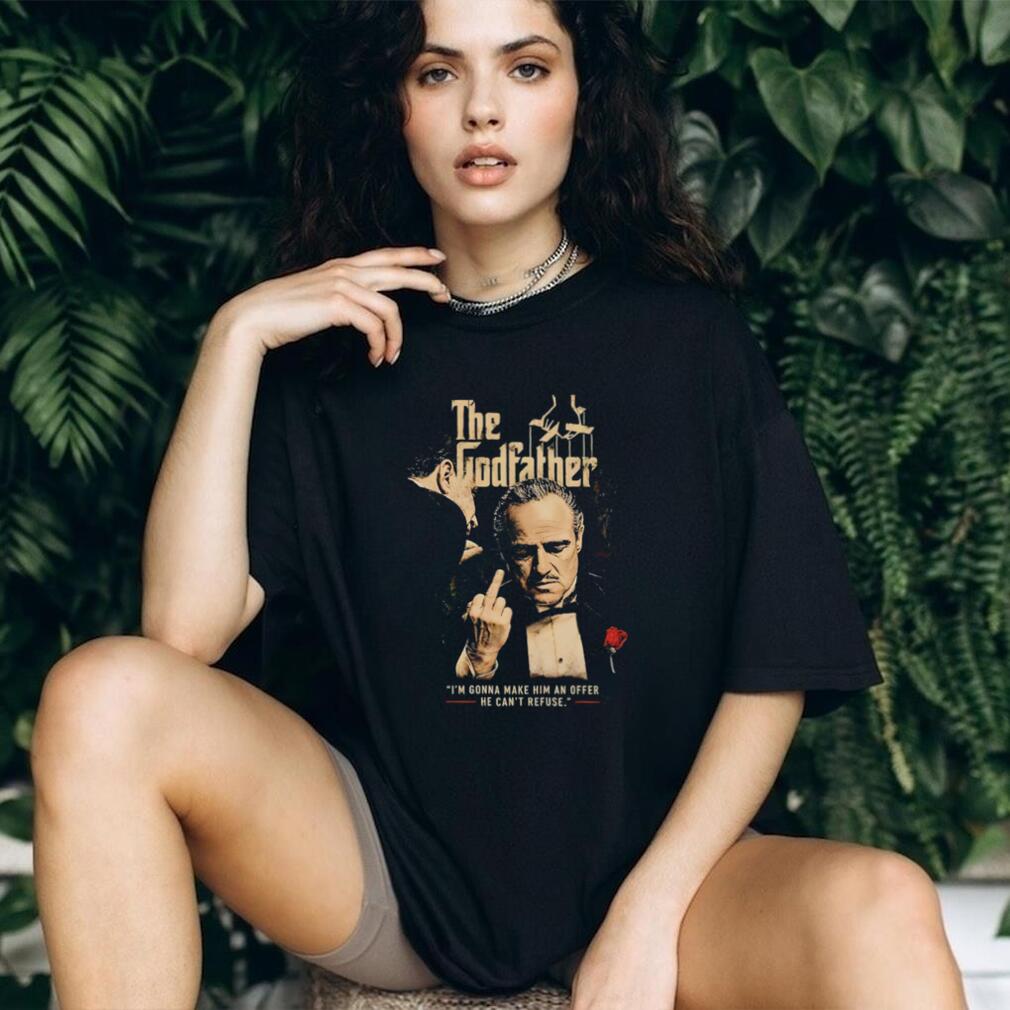 The Godfather Don Corleone middle finger shirt