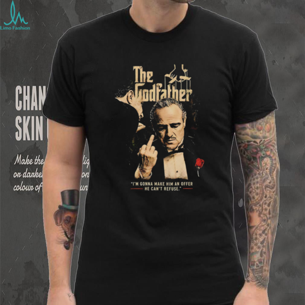 The Godfather Don Corleone middle finger shirt