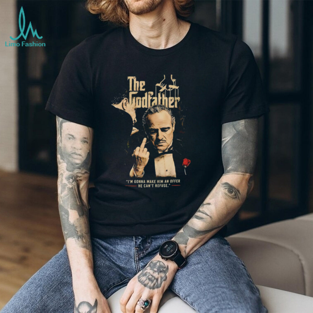 The Godfather Don Corleone middle finger shirt