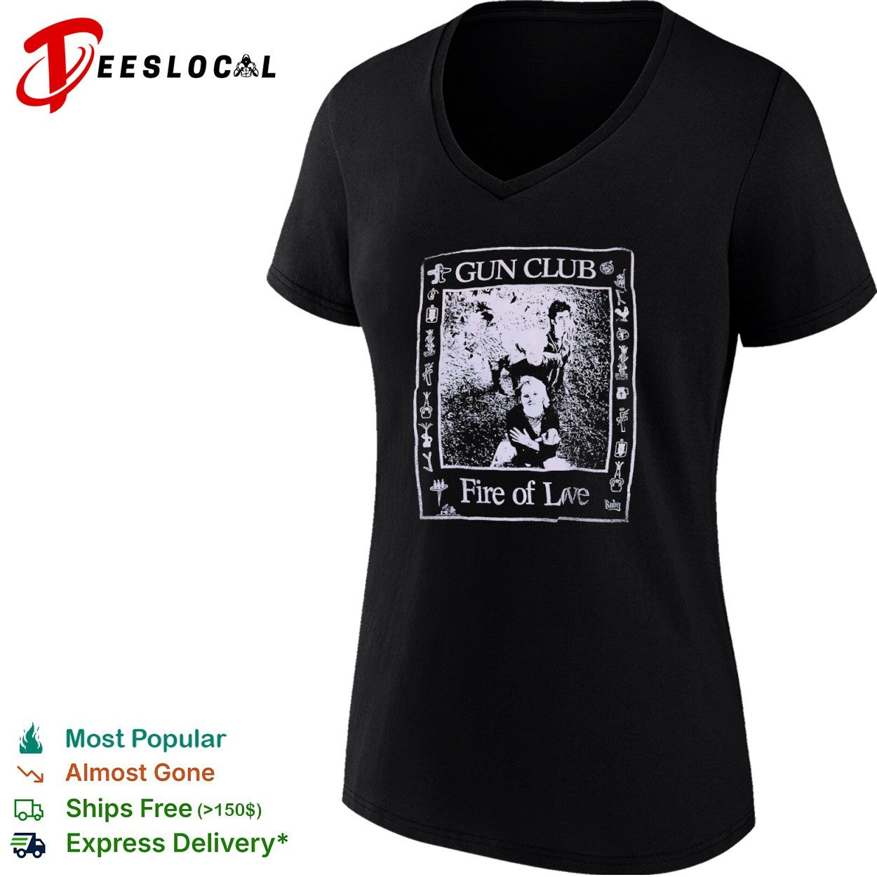 The Gun Club Fire of Love band shirt