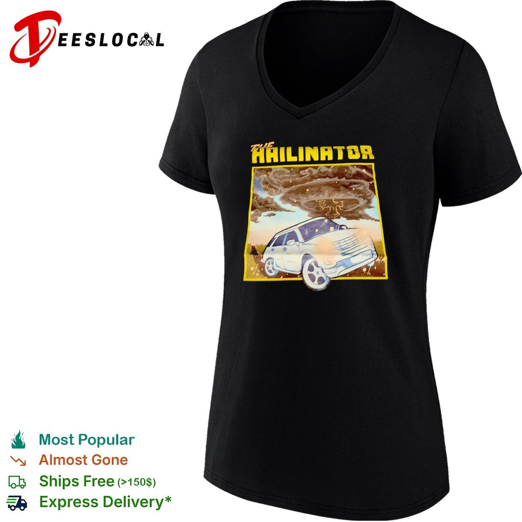 The Hailinator Car storm weather shirt