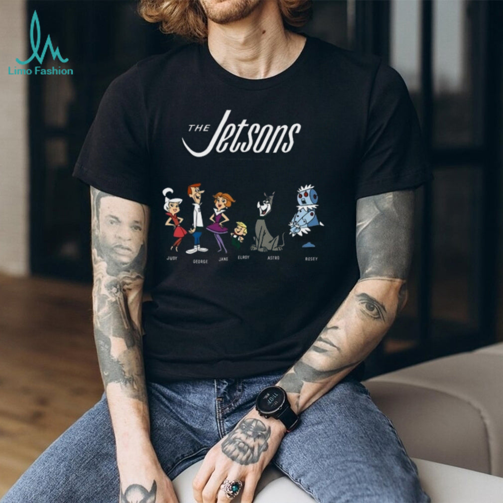 The Jetsons Future Family Lineup Vintage Cartoon T Shirt