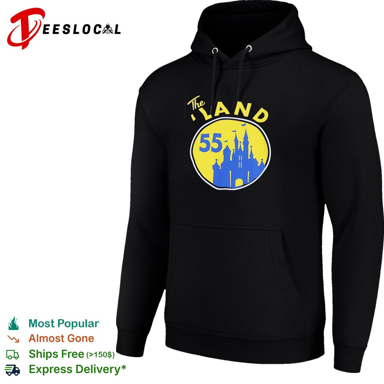The Land 55 castle logo shirt