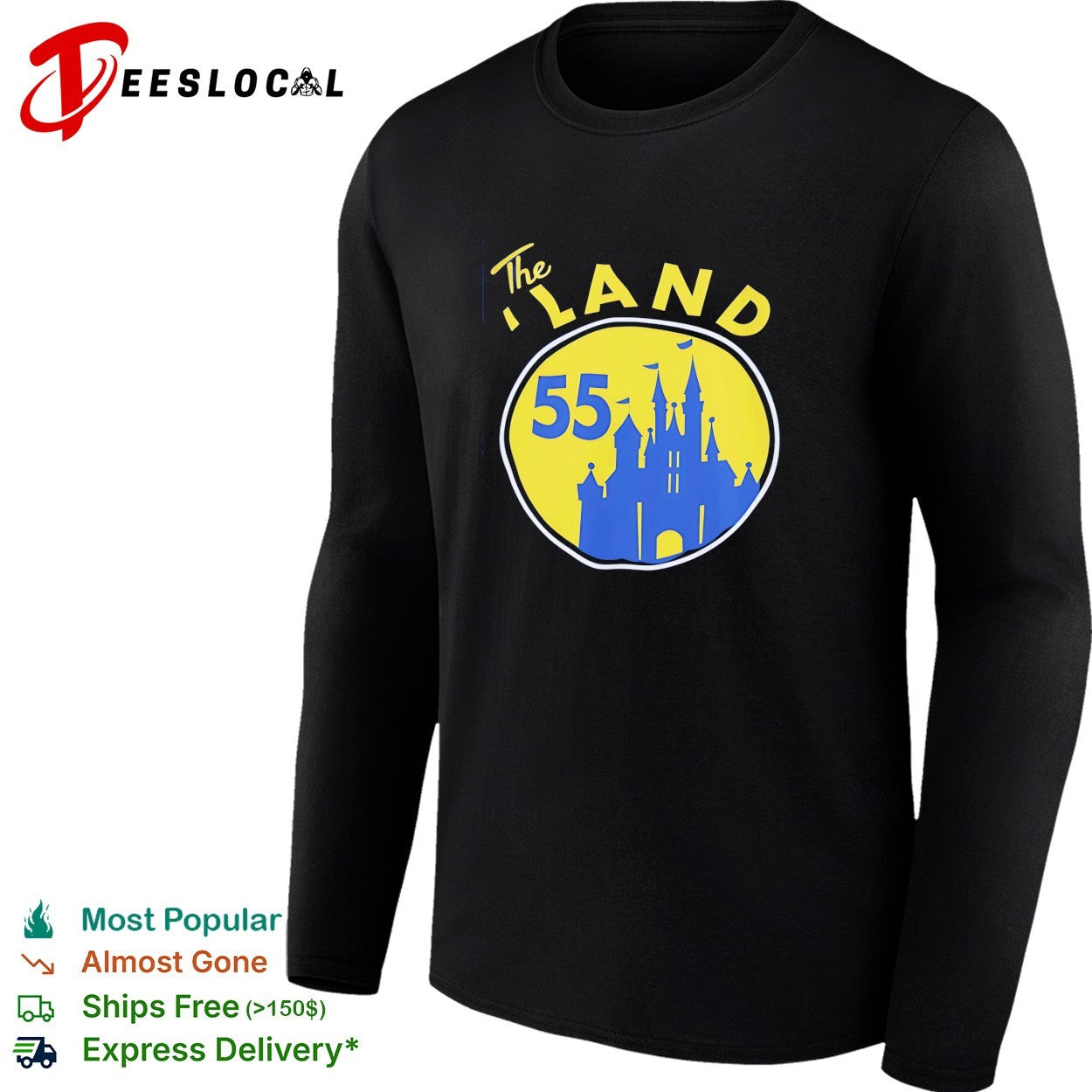 The Land 55 castle logo shirt