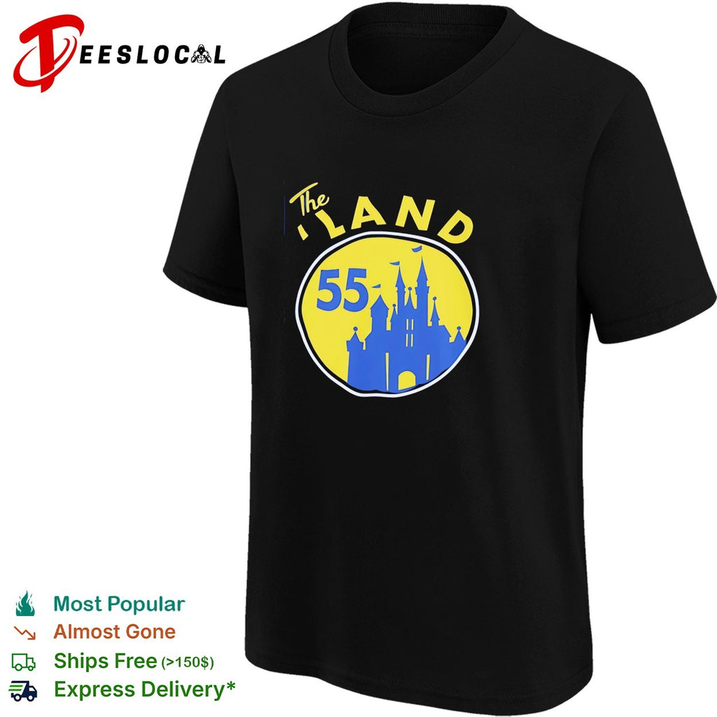 The Land 55 castle logo shirt