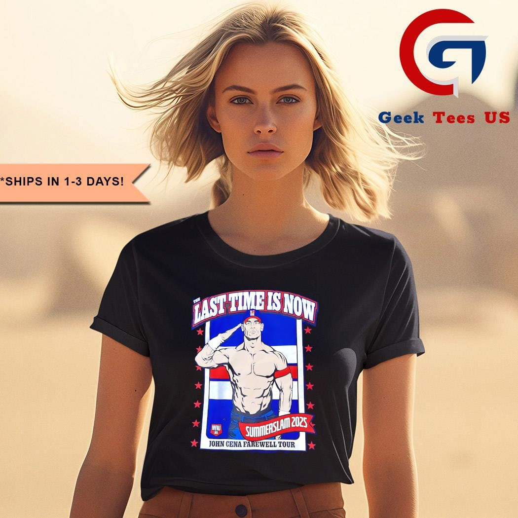 The Last Time is Now John Cena Farewell Tour SummerSlam 2025 shirt