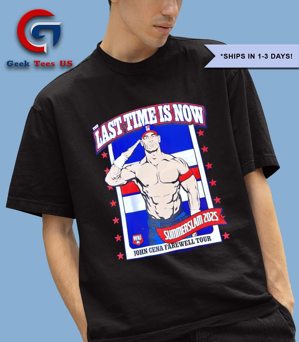 The Last Time is Now John Cena Farewell Tour SummerSlam 2025 shirt