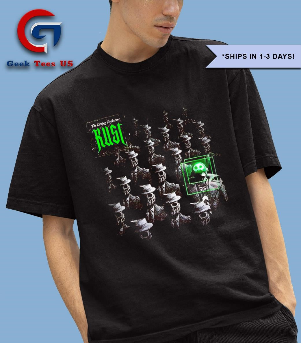 The Living Tombstone Rust album cover shirt
