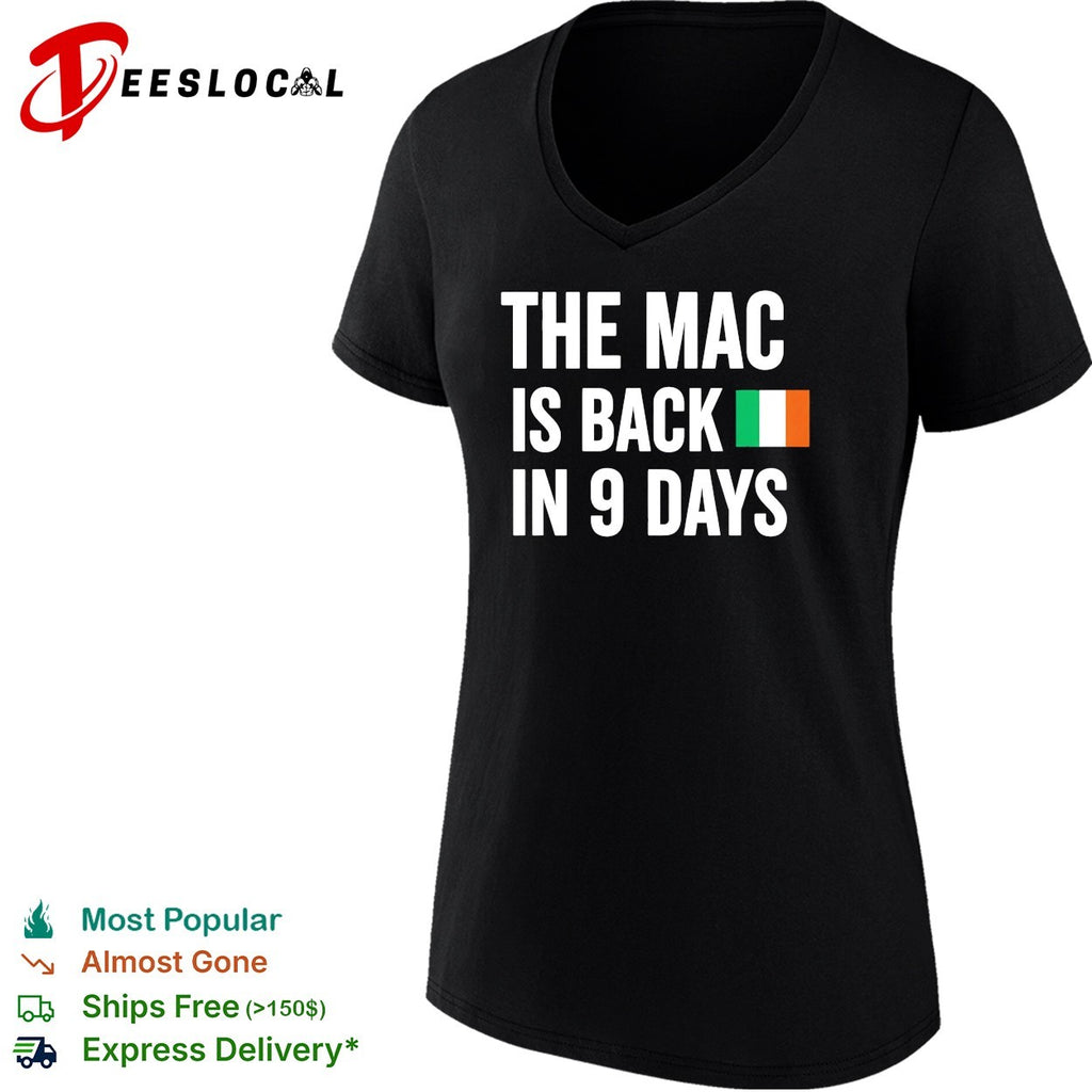 The Mac is back in 9 days Ireland flag shirt