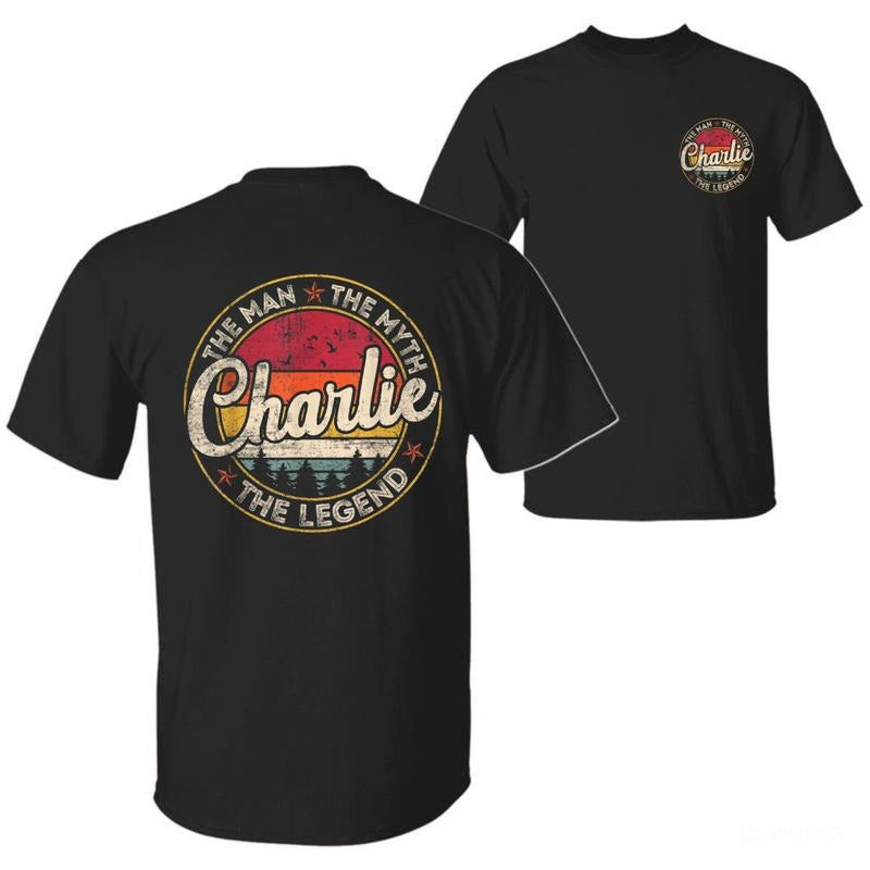 The Man The Myth The Legend Shirt, Men's Women's Shirt, Gift for Fan, Red Shirt, C.K Birthday Tee, Wear Red on October...