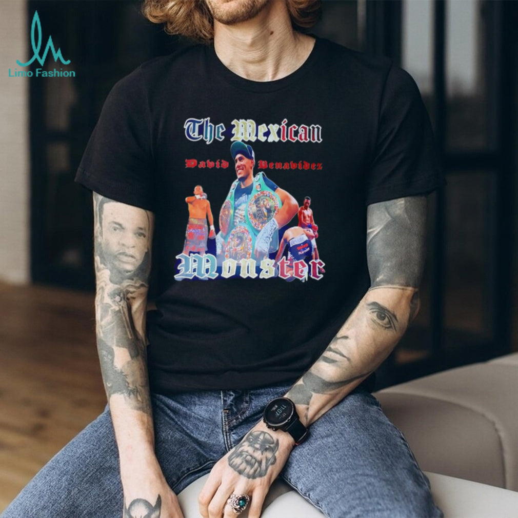 The Mexican Monster David Benavidez portrait shirt