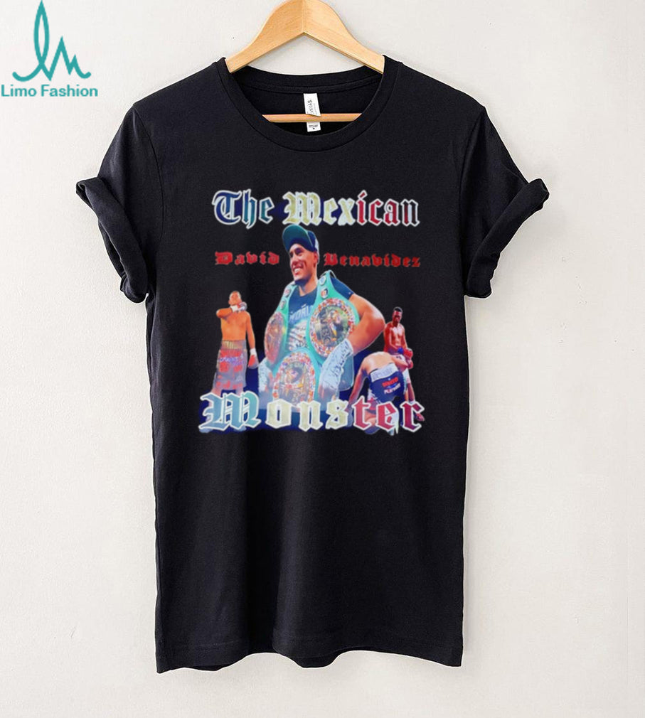 The Mexican Monster David Benavidez portrait shirt