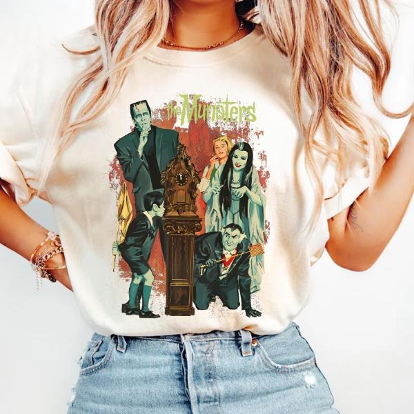 The Munster Halloween Fr@nkenstein T-Shirt, Fall T-Shirt, Halloween TShirt Hoodie, Sweatshirt | PodTeesHub.com