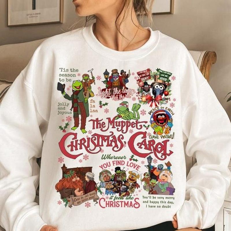 The Muppet Christmas Carol Sweatshirt, Funny Holiday Shirt, Perfect Gift for Movie Fans Hoodie | PodTeesHub.com