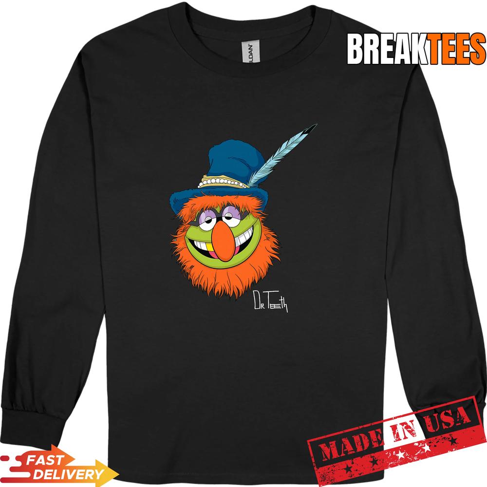The Muppets Dr Teeth Electric Mayhem Band Big Face T-Shirt