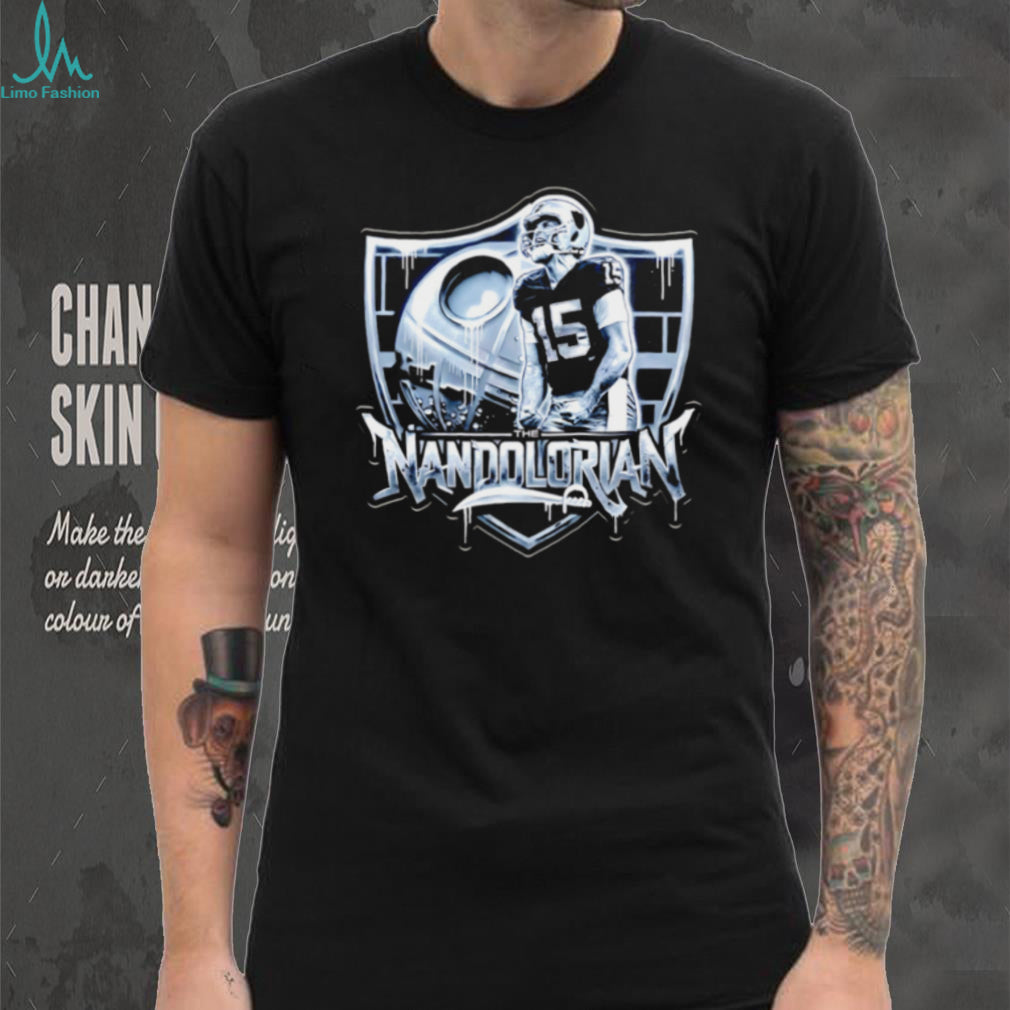 The Nandolorian Las Vegas Football Helmet Shield T Shirt