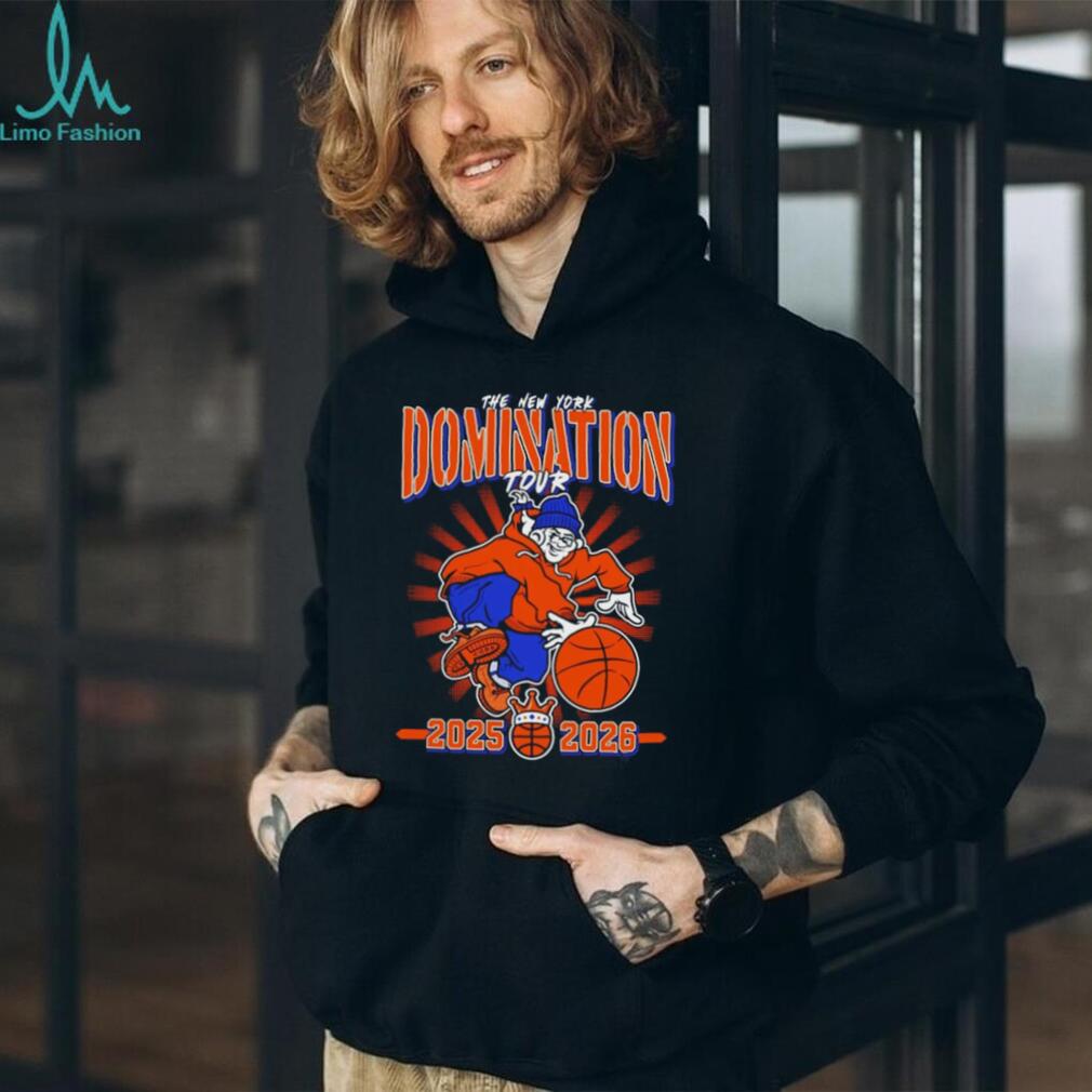 The New York Domination Tour Knicks basketball 2025 2026 shirt