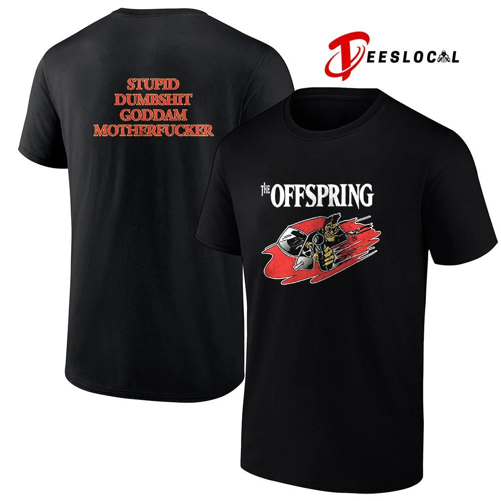 The Offspring stupid dumbshit Goddam motherfucker graphic shirt
