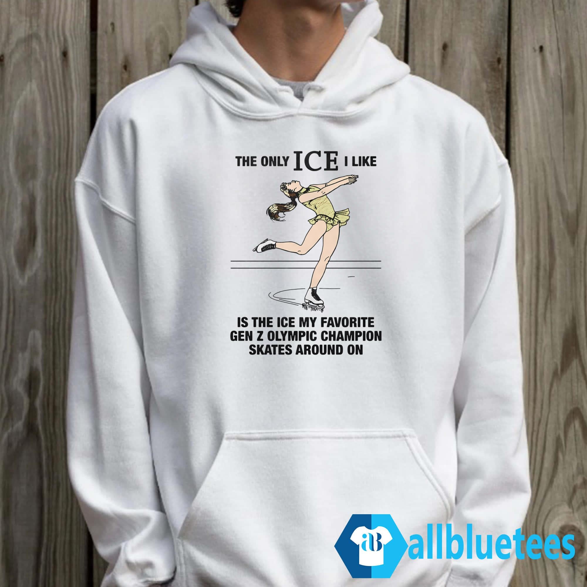 The Only ICE I Like Is The ICE My Favorite Gen Z Olympic Champion Skates Shirt