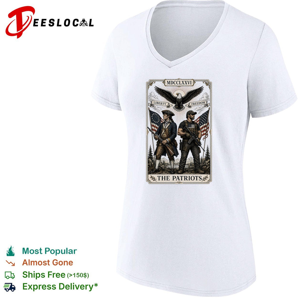 The Patriots MDCCLXXVI liberty freedom eagle soldiers shirt