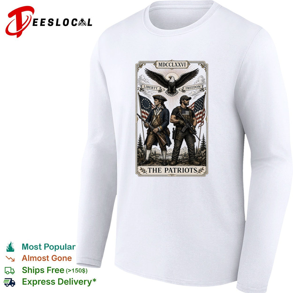 The Patriots MDCCLXXVI liberty freedom eagle soldiers shirt