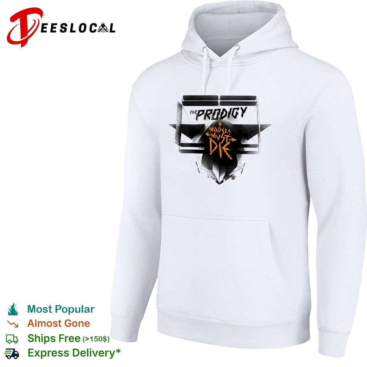 The Prodigy Invaders Must Die airship musical album shirt