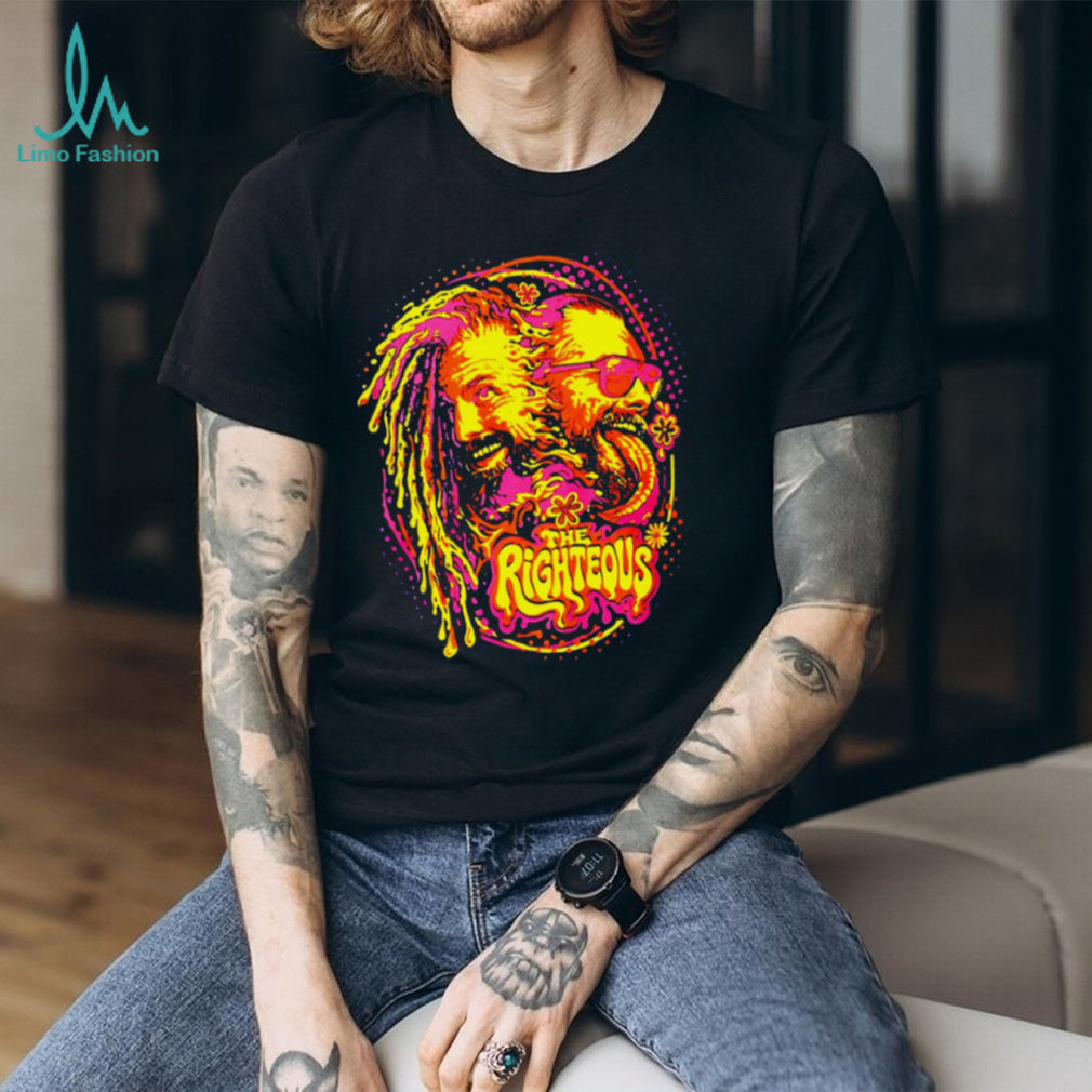 The Righteous Retro Psychedelic Rock Concert Style T Shirt