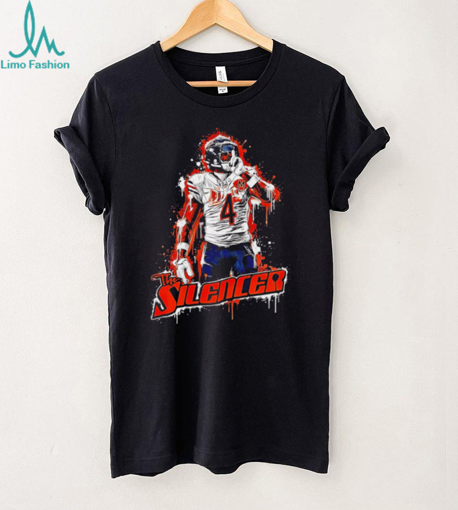 The Silencer Football Player Splash Art Urban Streetwear T Shirt