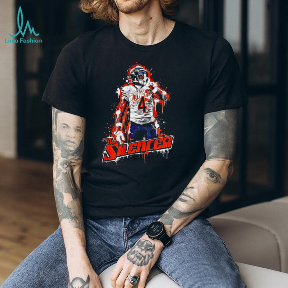 The Silencer Football Player Splash Art Urban Streetwear T Shirt