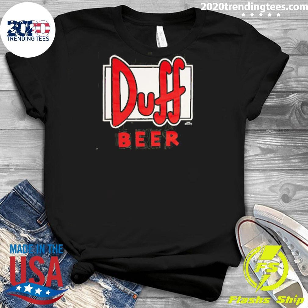 The Simpsons Duff Beer Shirt