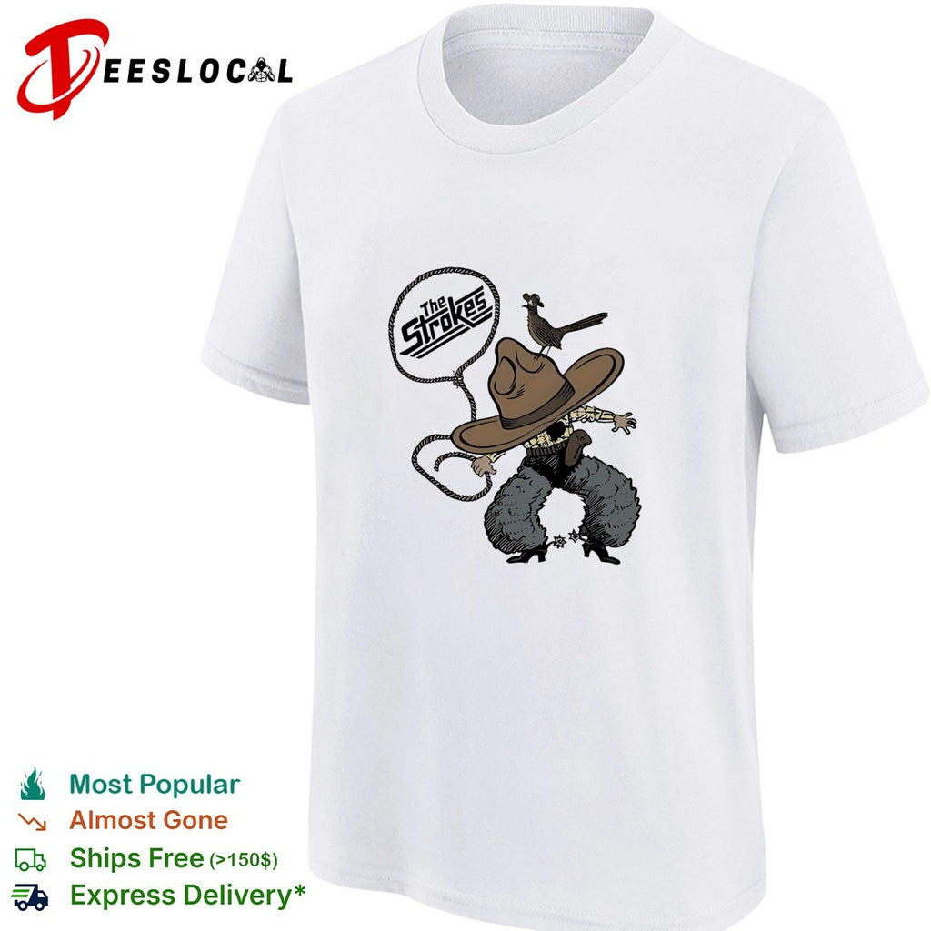 The Strokes cowboy bird vintage shirt