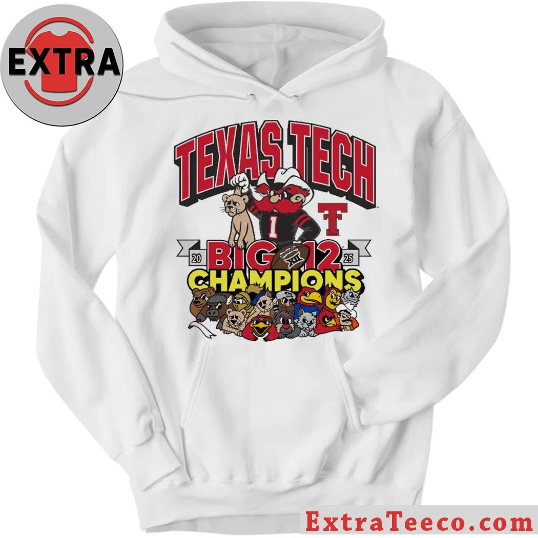 The Texas Tech Red Raiders won the Big Ten football championship on December 6, 2025, 34-7 at AT&amp;T Stadium in Arlington, Texas Shirt