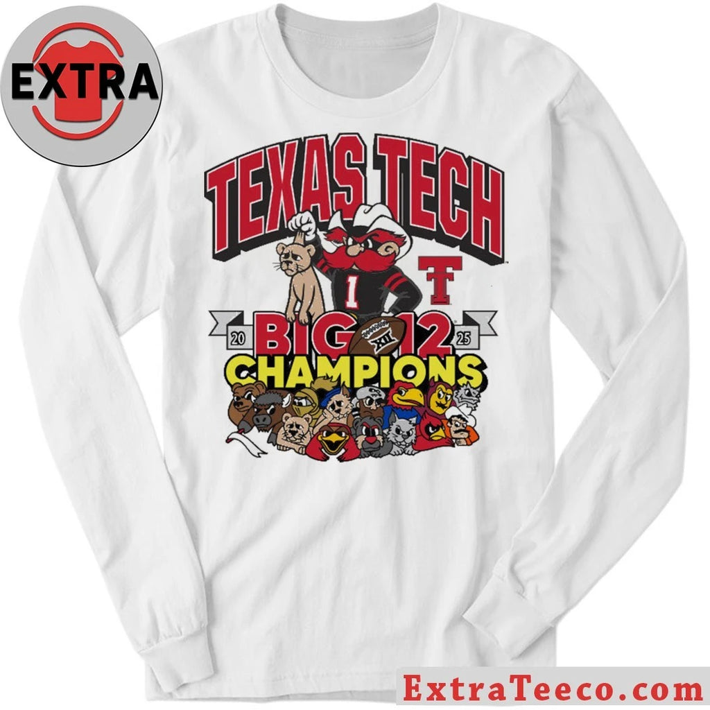 The Texas Tech Red Raiders won the Big Ten football championship on December 6, 2025, 34-7 at AT&amp;T Stadium in Arlington, Texas Shirt