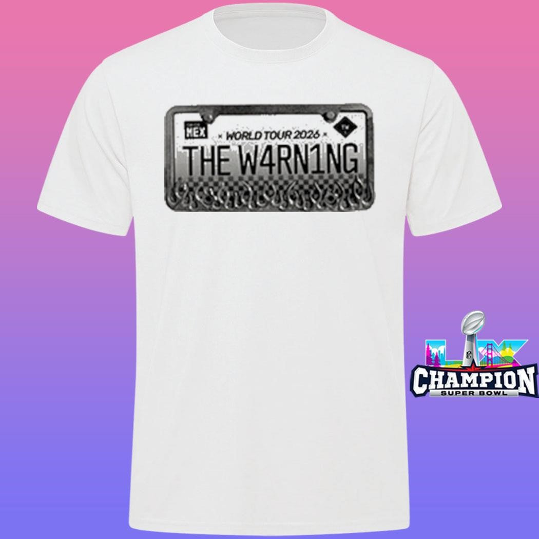 The Warning Band Tw World Tour 2026 Shirt