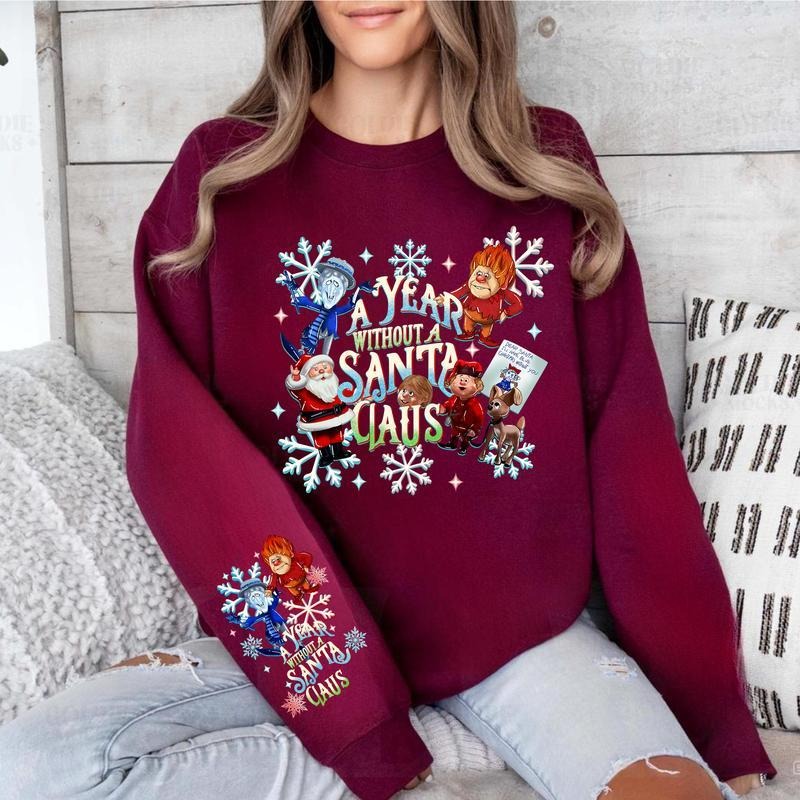 The Year Without Santa Snow Miser Heart Miser Brothers Sweatshirt, Heat and Snow Misers Hoodie, Family Matching Xmas...