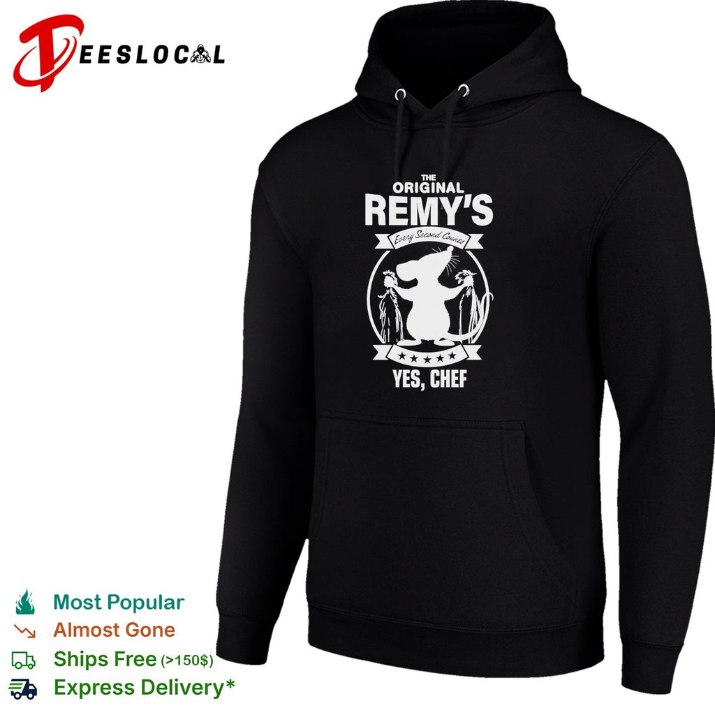 The original Remy’s every second counts yes chef rat shirt
