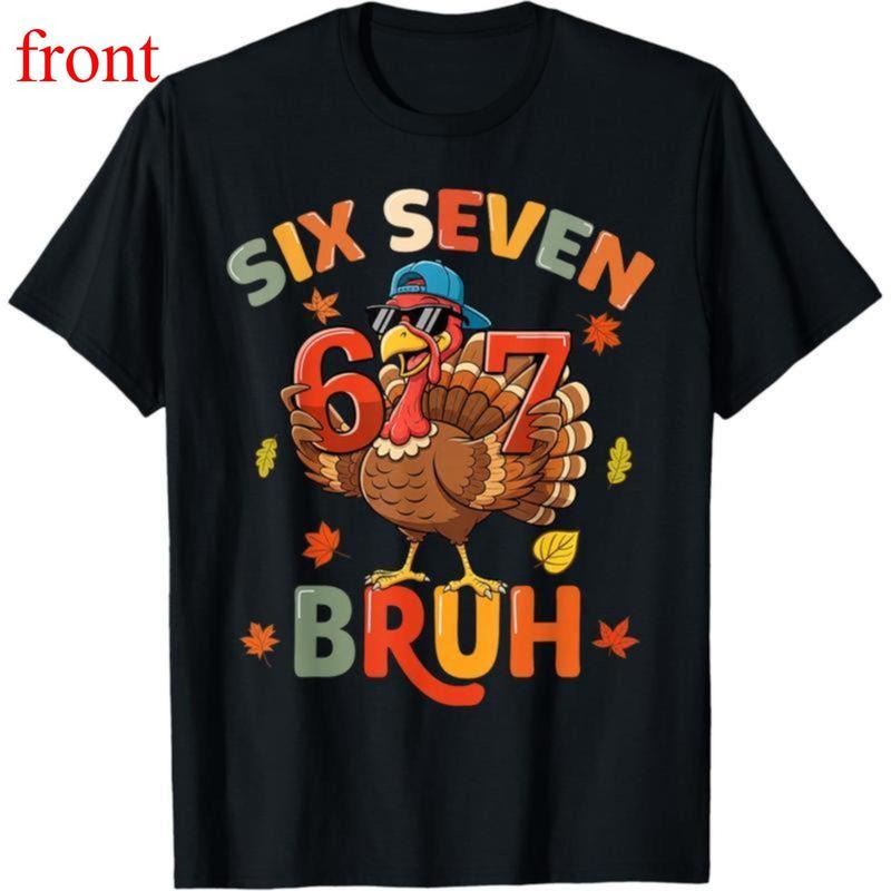 The top choice for holidays 6 7 Thanksgiving Shirts Men Boys Funny Turkey Meme Six Seven T-Shirt Hoodie, Sweatshirt