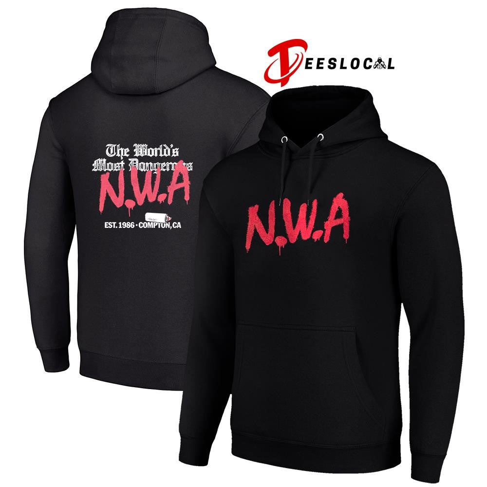 The world’s mosr dangerous NWA est 1987 logo shirt